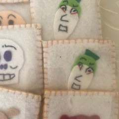 キャラクター風カード ハンドメイドの画像