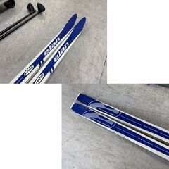 ELAN クロスカントリースキー板 ストック付き 190cm XTM COUNTRY エラン クロスカントリー スキー板 ブルー 店頭引き渡し歓迎 札幌市の画像