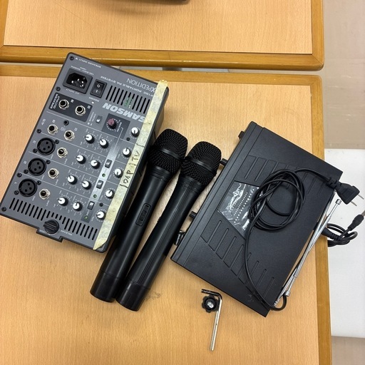 ワイヤレスマイク2個セット