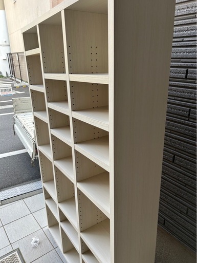 ニトリ　オープン書棚　エスタンテ　収納棚　オープンラック　木製棚