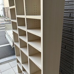 ニトリ　オープン書棚　エスタンテ　収納棚　オープンラック　木製棚の画像