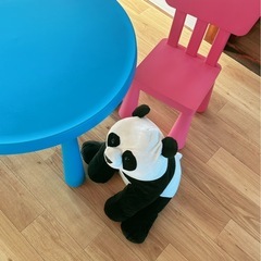 IKEA テーブル　キッズ　リビング　ローテーブル　キッズチェア　キッズテーブル　コーヒーテーブルの画像