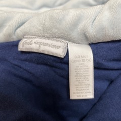 【0-3ヶ月】 ベビー防寒着 中綿　アウター　ベロア生地の画像