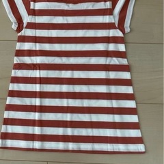 ボーダー半袖チュニック80cm 新品の画像