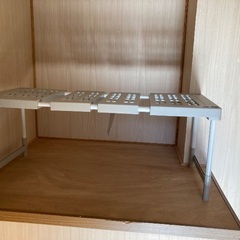 クローゼット収納棚　2セットの画像