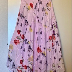 コットン100%花柄ワンピースの画像