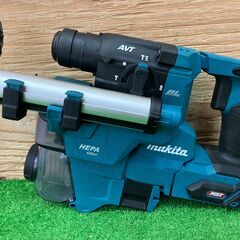 【SIW】makita マキタ HR010GZKV 40V 20mm充電式ハンマドリル 集塵システム付き【中古動作品】の画像