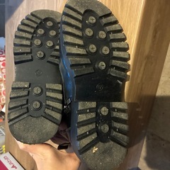 ブラック　レースアップブーツ　サイドジッパー付き　袴　卒業式の画像