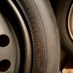 ホイール付きタイヤ４本セット！の画像