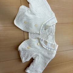 ベビードレス 3点セット（ドレス・ボレロ・帽子）／白の画像