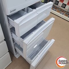 ✨三菱　中古　MR-MB45F-W　冷凍冷蔵庫　451ℓ　2020年製　ホワイト　６ヶ月保証✨うるま市田場✨の画像