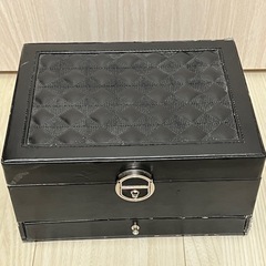ミラー付きアクセサリーケース　アクセサリーボックスの画像