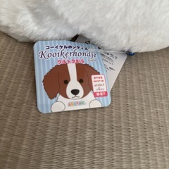 犬のぬいぐるみの画像