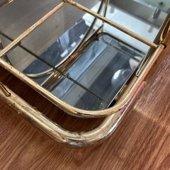 ワゴン ヨゴレ有り ゴールド×クリア【取りに来れる方限定】の画像