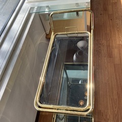 ワゴン ヨゴレ有り ゴールド×クリア【取りに来れる方限定】の画像