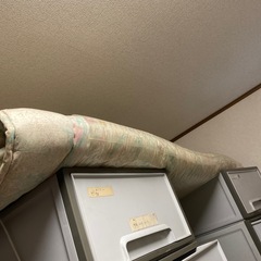 羽毛布団のパットと敷き布団の画像