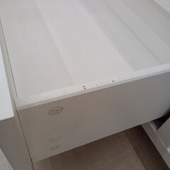 リユースのサカイ栃木店★ジモティ割あり★ IKEA TV台 ホワイト W180×D42×H49 クリーニング済み TC11632の画像