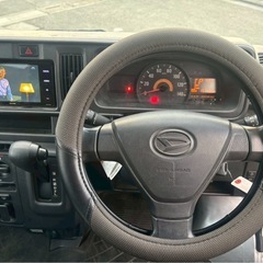 H30年式 ダイハツ ハイゼットカーゴ DX スマアシⅢ★総額26.8万円★車検付き 即日納車可能！キーレス PW 社外ナビ フルセグTV Bluetooth エアコンバッチリ 修復歴なし！の画像