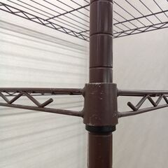 リユースのサカイ栃木店★ジモティ割あり★  メタルラック ブラウン W60×D45×H232 クリーニング済み TC11634の画像