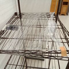 リユースのサカイ栃木店★ジモティ割あり★  メタルラック ブラウン W60×D45×H232 クリーニング済み TC11634の画像