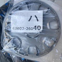 新車外し　ハイエース　タイヤホイールセットの画像