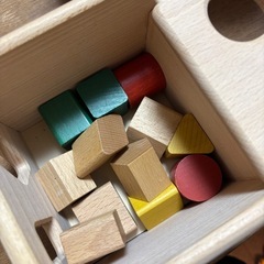 くもんパズルと木製パズルボックスの画像