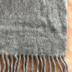 ランセルLANCELマフラー ストール ショール スカーフgrayグレイグレー灰色系縦約129センチ横約29.5センチレディース（lady's LADYS）女性用、婦人 ウィメンズ（women’s） メンズ（men’s）男性用、紳士 ユニセックス男女兼用の画像
