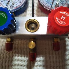 マニホールドゲージ (cool tech) 本体のみ　（エアコン用）の画像