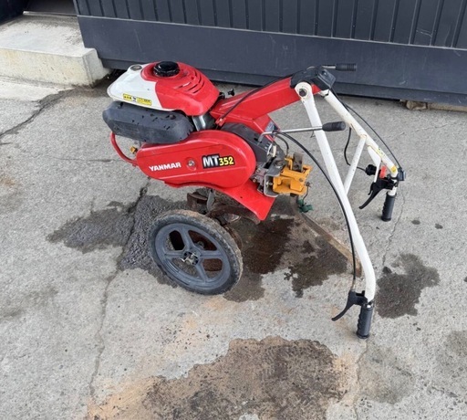 A-233△ 岐阜発/ ヤンマー/ MT352/ 管理機/ 耕運機/ 横車輪付き/ 実動 動画クリーナー煙突欠品/ スイッチ故障/現状品/ R7.1/27 △