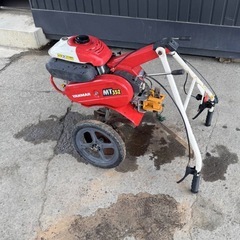 A-233△ 岐阜発/ ヤンマー/ MT352/ 管理機/ 耕運機/ 横車輪付き/ 実動 動画クリーナー煙突欠品/ スイッチ故障/現状品/ R7.1/27 △の画像
