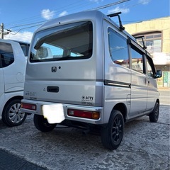 平成22年 ホンダ　アクティバン 5速マニュアル　2WD ルーフキャリア　ポータブルナビ　テレビ　ETC 車検令和8年9月の画像