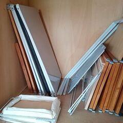 無印良品 ステンレスユニットシェルフ 帆立 スチール 特大の画像