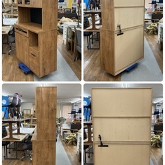 ジモティー限定価格！S282 ⭐ 東馬 TOHMA キッチンボード Kayla ネイツ105KB 幅104.5cm USEDの画像