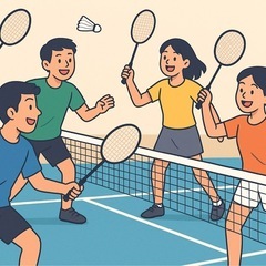 のんびり楽しくバドミントン！！ 11/28(金)17時～19時、...
