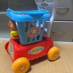 【美品】　ジョイパレット　それいけ！アンパンマン　いっしょにおかいもの♪ アンパンマンショッピングカｰトの画像