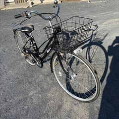 27インチ6段ギア自転車の画像