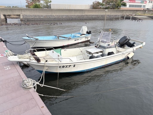 取引完了　ヤマハボート20馬力エンジン付き中間検査済み     すぐ乗れます
