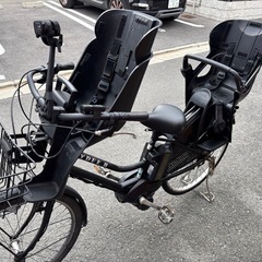BRIDGESTONE  HYDEE Ⅱ   電動アシスト自転車 チャイルドシート付き3人乗りの画像