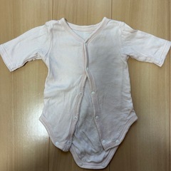 ロンパース肌着60　長そで3点の画像