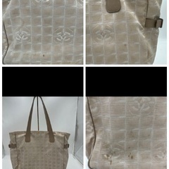 CHANELニュートラベルバック　ベージュの画像