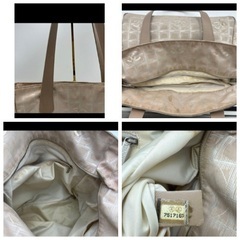 CHANELニュートラベルバック　ベージュの画像