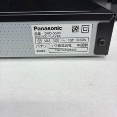 ⭐️激安⭐️パナソニック　DVDプレイヤーの画像