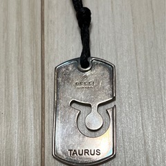 未使用　グッチネックレス　星座　牡牛座の画像