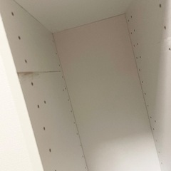 本棚　白　木材の画像