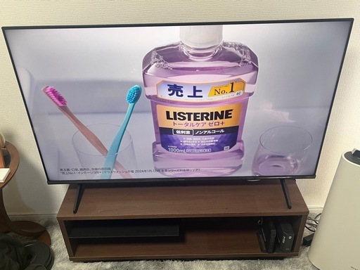 50EK ハイセンス 4k液晶テレビ50インチ+テレビ台【美品】