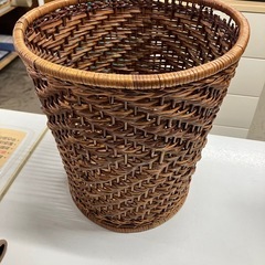 A2511-396 ラタン製ゴミ箱 中古