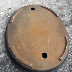 盆栽　皿　庭　の画像