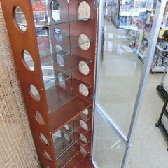 カルトーネ 木製 コレクションケース 45×29×150cm 塩川光明堂 飾り棚 フィギュア ミニカー 食器 小物 札幌 西区 西野店の画像