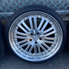 受け渡し者決まりました。ワーク　21インチホイールとタイヤの画像