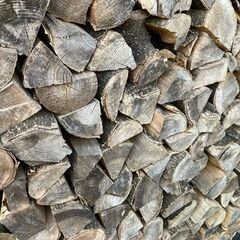 完売　よく燃えます！薪ストーブにいかがでしょう　シンジュ　大割の画像